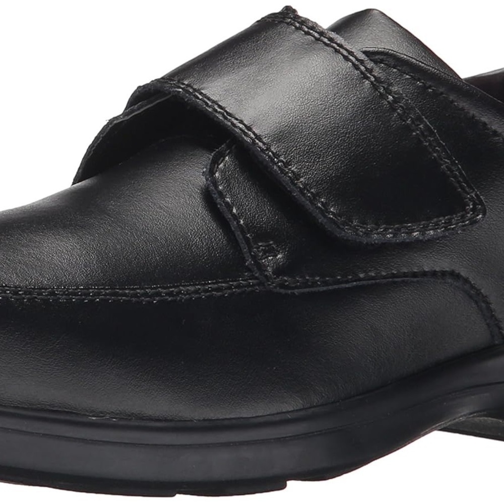 Size 12 Wide Toddler Hush Puppies Kids' Black Dress Shoes - Picture 4 of 5